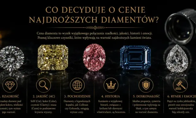 Najdroższe kamienie szlachetne: biały, żółty, różowy, niebieski i łza. Ich wartość zależy od rzadkości, jakości, pochodzenia, historii i emocji.