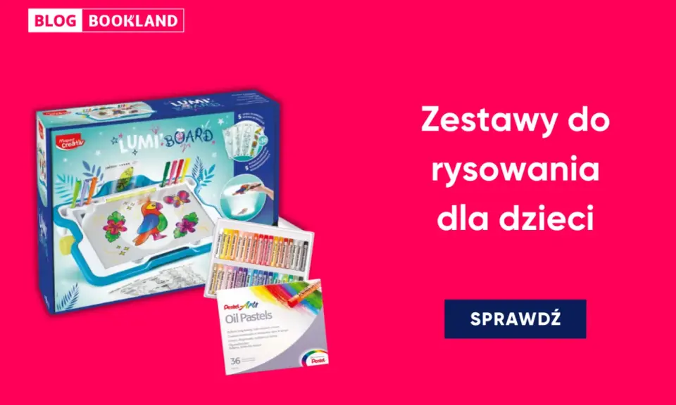 Zestaw do rysowania Lumi Board z kredkami olejnymi Pentel.